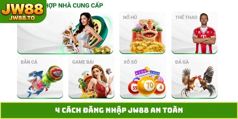 4 cách đăng nhập JW88 an toàn