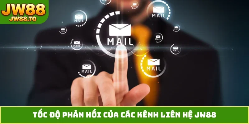 Tốc độ phản hồi của các kênh liên hệ JW88